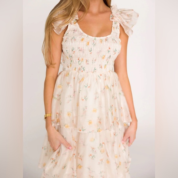 WORTH COLLECTIVE Forever & Always in Tiny Yellow Floral - Picture 2 of 3